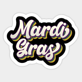 Mardi gras Sticker